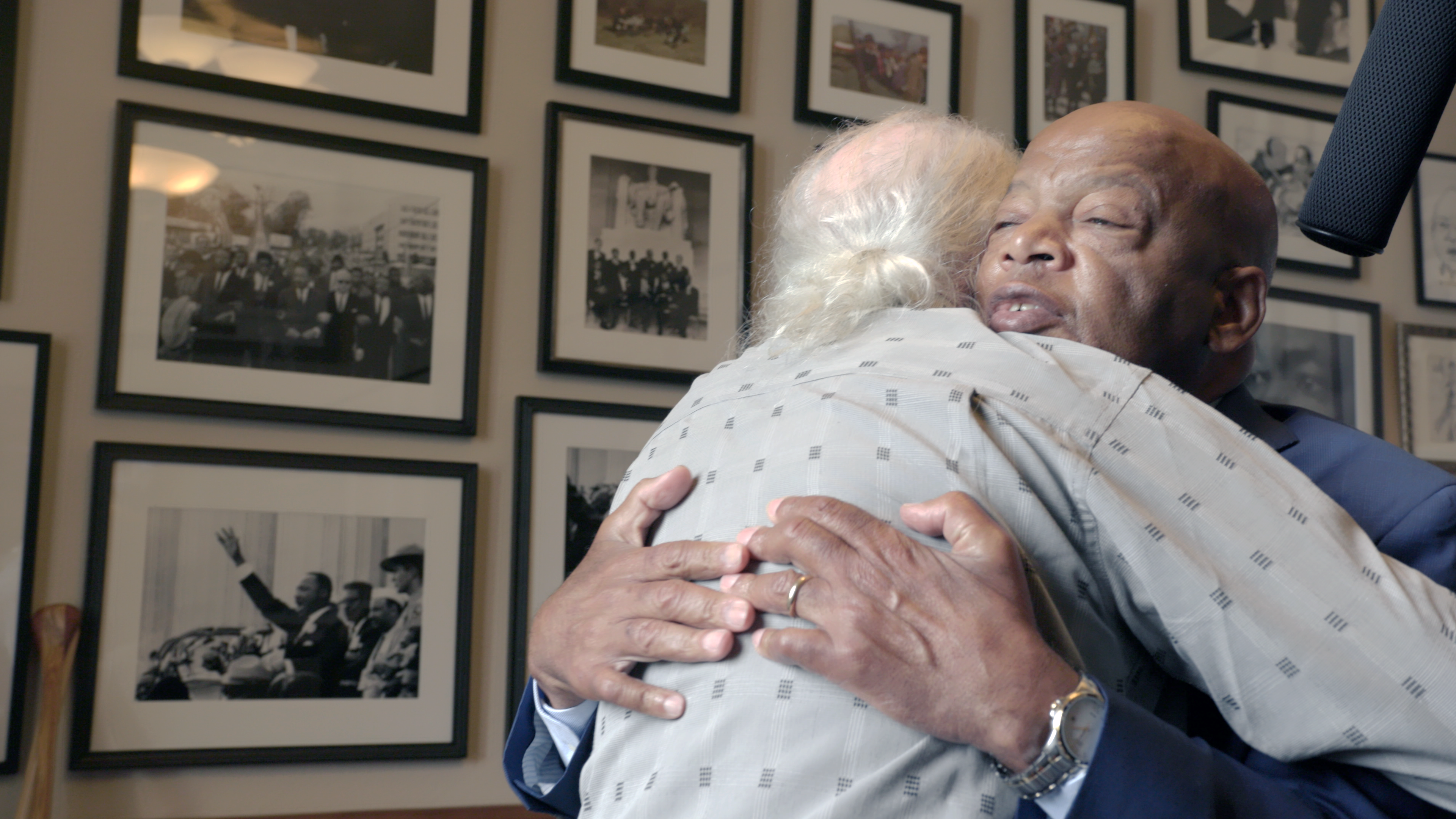 Jack Healey with the late politician and civil rights activist John Lewis.